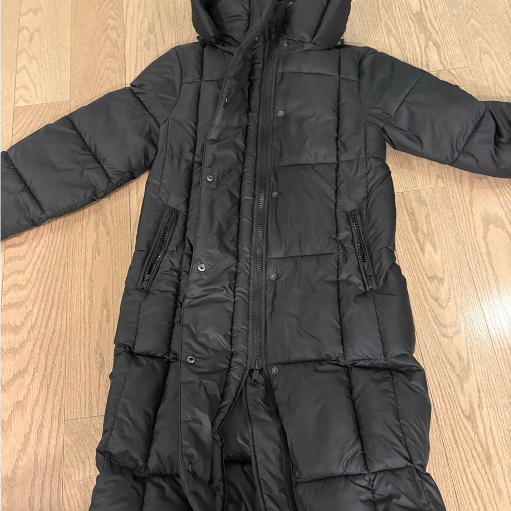 GAP Hooded Long Puffer Jacket